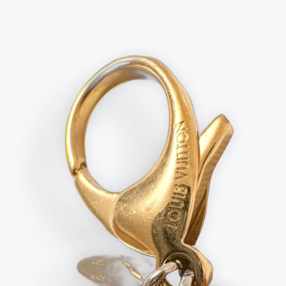 Louis Vuitton Bijou De Sac Insolence Bag Charm Keychain Gold Resin Multicolor - Picture 4 of 16